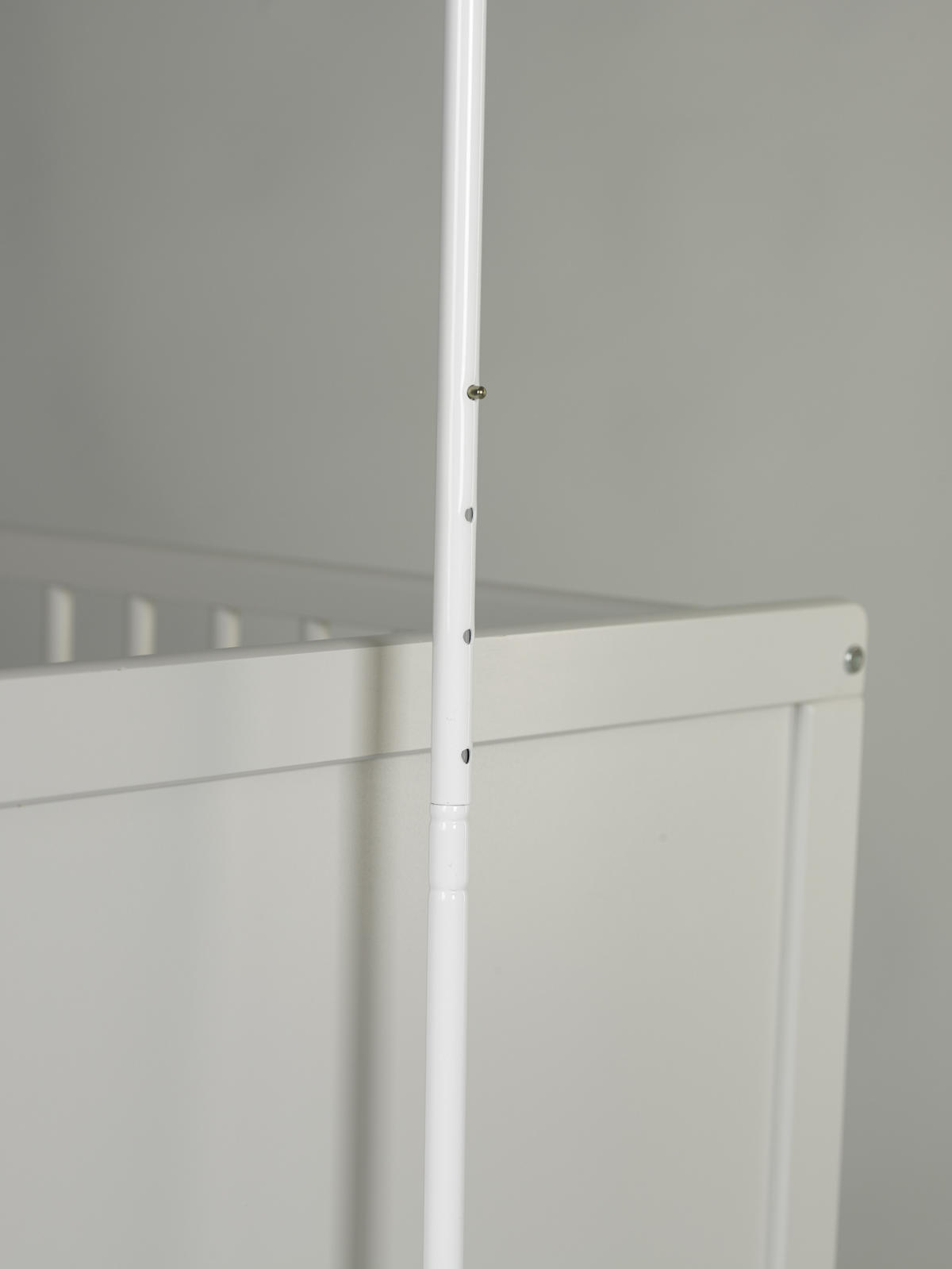 SCHLEIERSTANGE  - Weiß, Basics, Metall (165cm) - Alvi