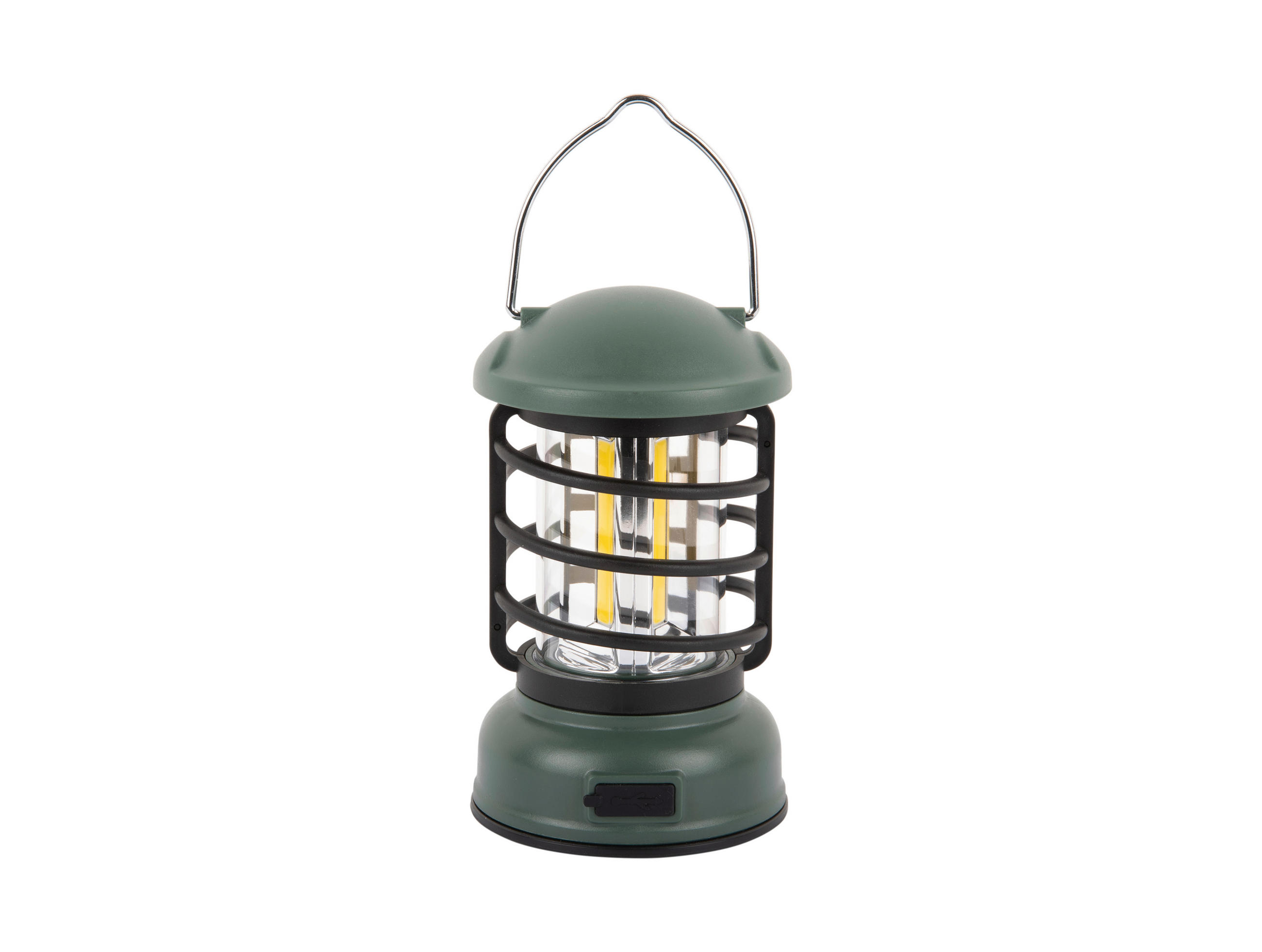 CAMPINGLATERNE Camping lantern  - Waldgrün, Basics, Metall (8.5/8.5/15cm) - Leitmotiv