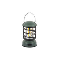 CAMPINGLATERNE Camping lantern  - Waldgrün, Basics, Metall (8.5/8.5/15cm) - Leitmotiv