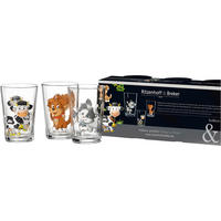 KINDER-GLÄSERSET HOFTIERE  3-teilig  - Klar, KONVENTIONELL, Glas (205ml) - Ritzenhoff Breker