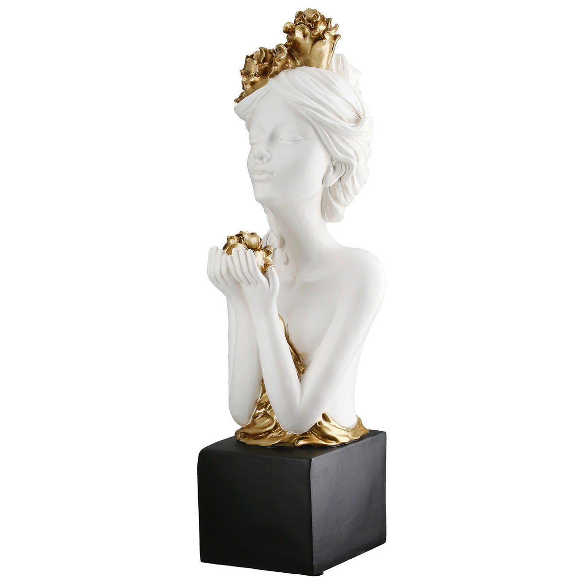 DEKOBÜSTE - Weiss, Basics, Kunststoff (10/33/12cm)