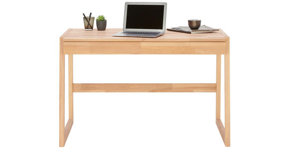 SCHREIBTISCH 120/65/75 cm  in Kernbuche  - Kernbuche, Natur, Holz (120/65/75cm) - Linea Natura