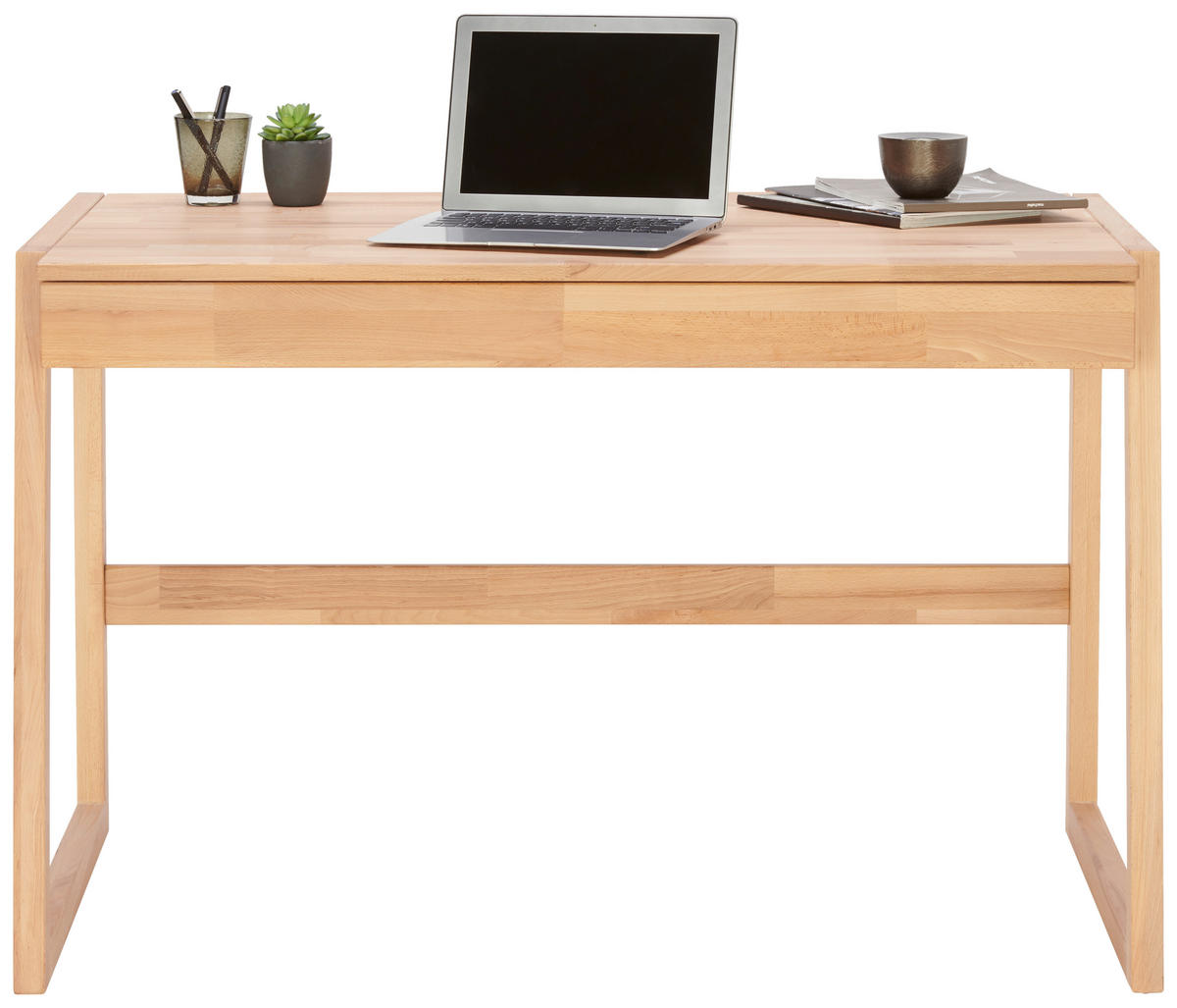 PÍSACÍ STÔL, jadrový buk, 120/65/75 cm - jadrový buk, Natur, drevo (120/65/75cm) - Linea Natura