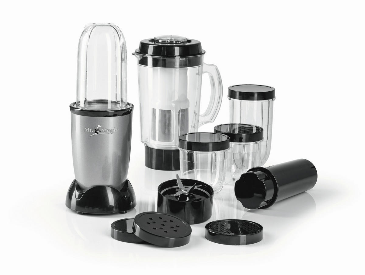 Shake-Mixer GOURMETmaxx  - Silberfarben/Schwarz, Basics, Kunststoff/Metall (11,5/32,0/11,5cm)