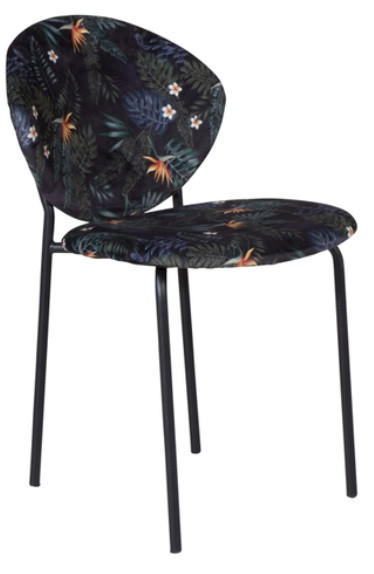 STOL stål  - multicolor/svart, Design, metall/trä (46/80/61,5cm)