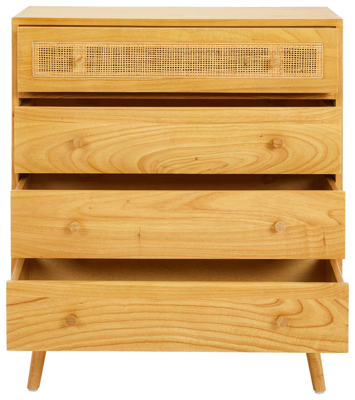 KOMMODE  in 80/90/40 cm  - Hellbraun/Naturfarben, Natur, Naturmaterialien/Holz (80/90/40cm) - MID.YOU