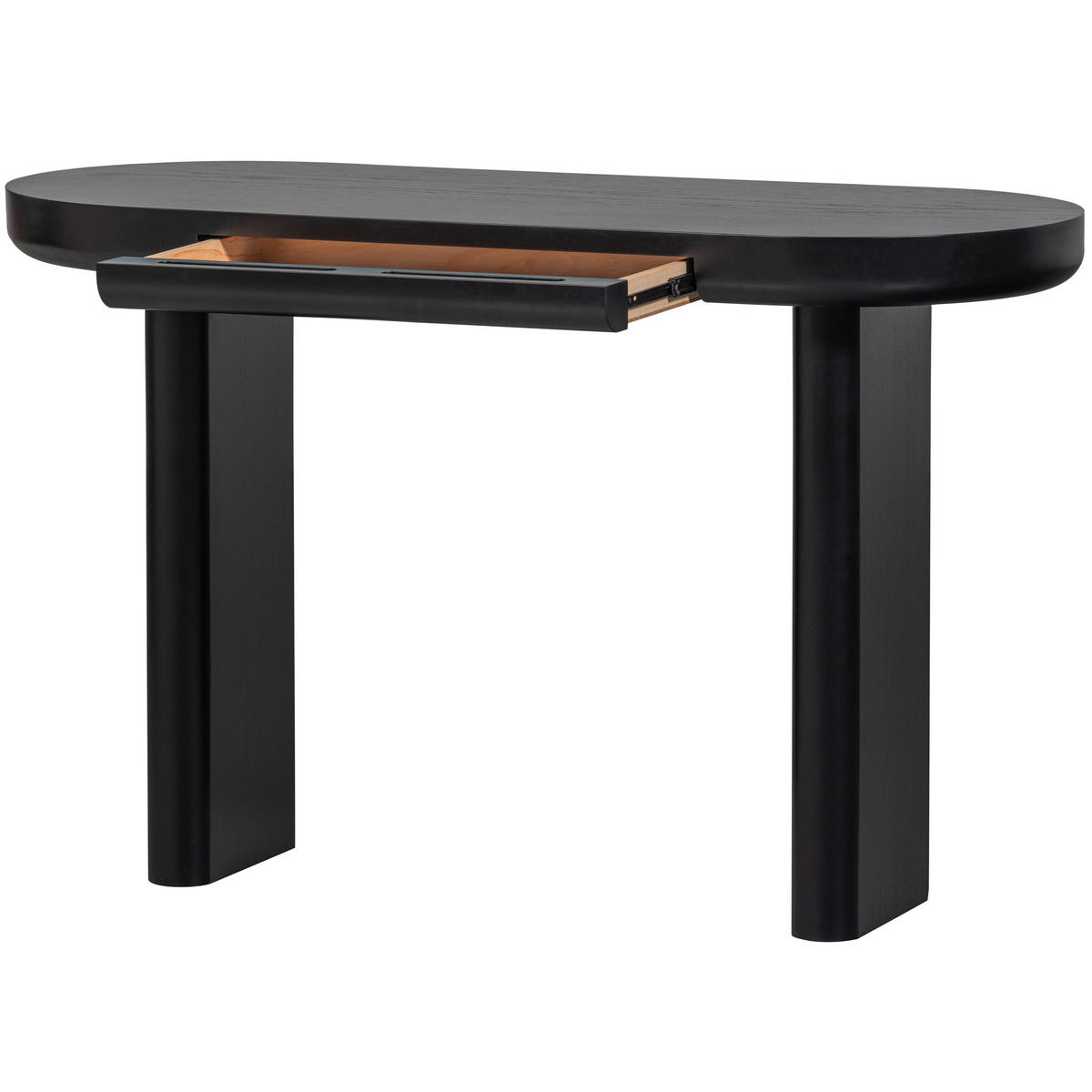 BEISTELLTISCH in Holzwerkstoff 120/50/75 cm  - Schwarz, Design, Holzwerkstoff (120/50/75cm) - Livetastic
