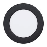 BODOVÉ LED SVÍTIDLO, 11,7 cm - bílá/černá, Basics, kov/plast (11,7cm) - Xora