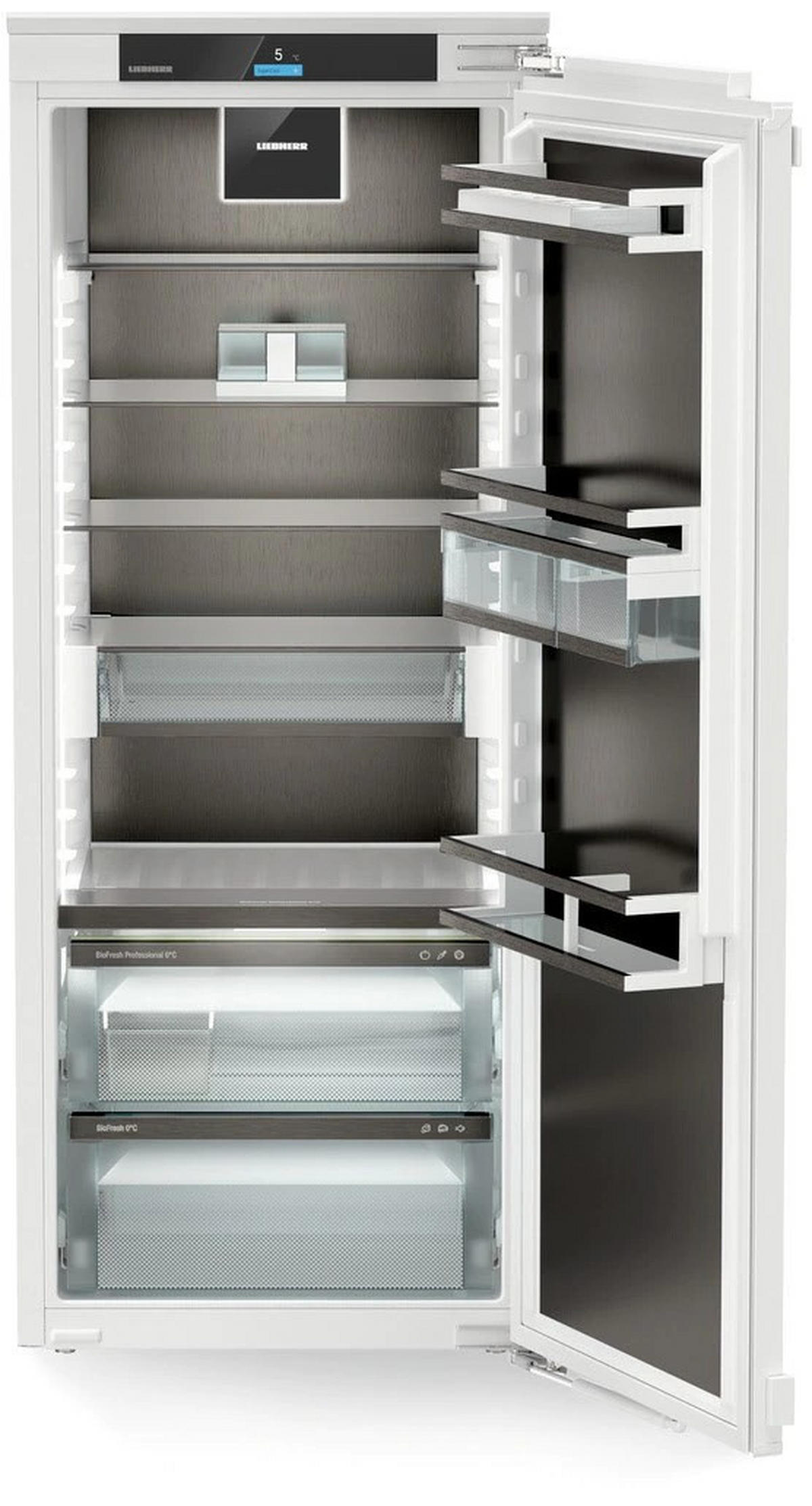 KÜHLSCHRANK 56/121,3/55 cm IRBBSBI4170  - Weiß/Grau, Basics, Glas/Kunststoff (56/121,3/55cm) - Liebherr