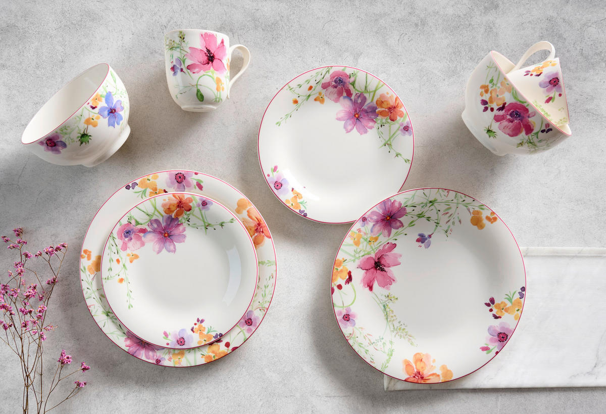 KOMBINOVANÝ SERVIS 8-dielne, porcelán keramika  - viacfarebná, Konventionell, keramika (35/20/33cm) - Villeroy & Boch