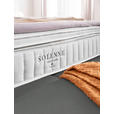 BOXSPRINGBETT 180/200 cm  in Grau, Hellgrau  - Hellgrau/Schwarz, Design, Textil/Metall (180/200cm) - Johann Jakob