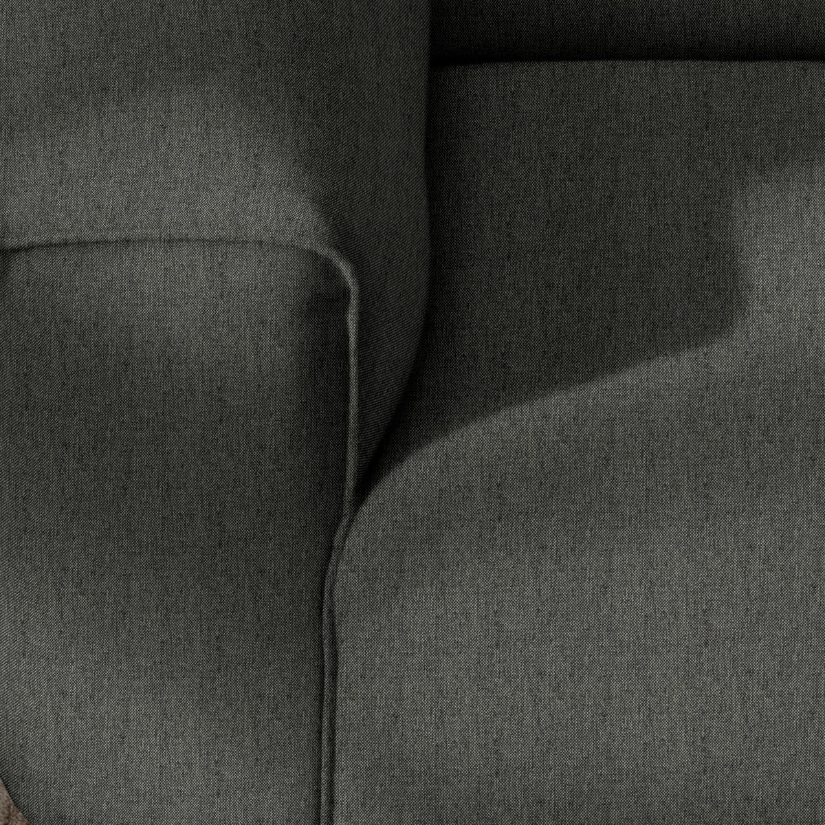 ECKSOFA  in Webstoff Dunkelgrün  265/171 cm  - Dunkelgrün/Schwarz, Design, Kunststoff/Textil (265/171cm) - home24