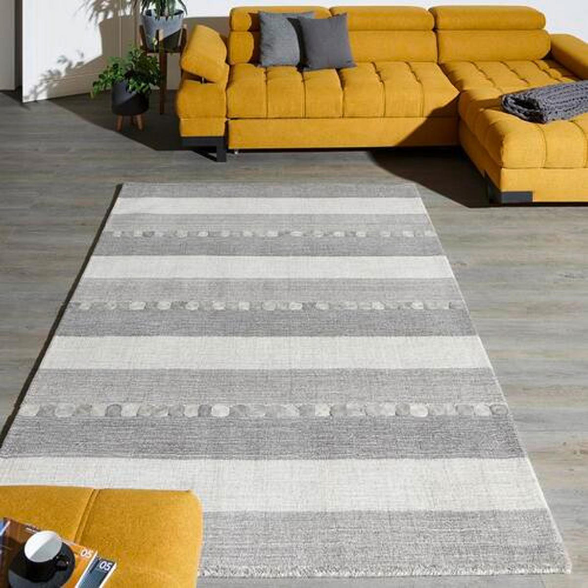 ORIENTALISK MATTA 90/160 cm Twilight in Grey  - grå, Klassisk, textil (90/160cm) - Cazaris