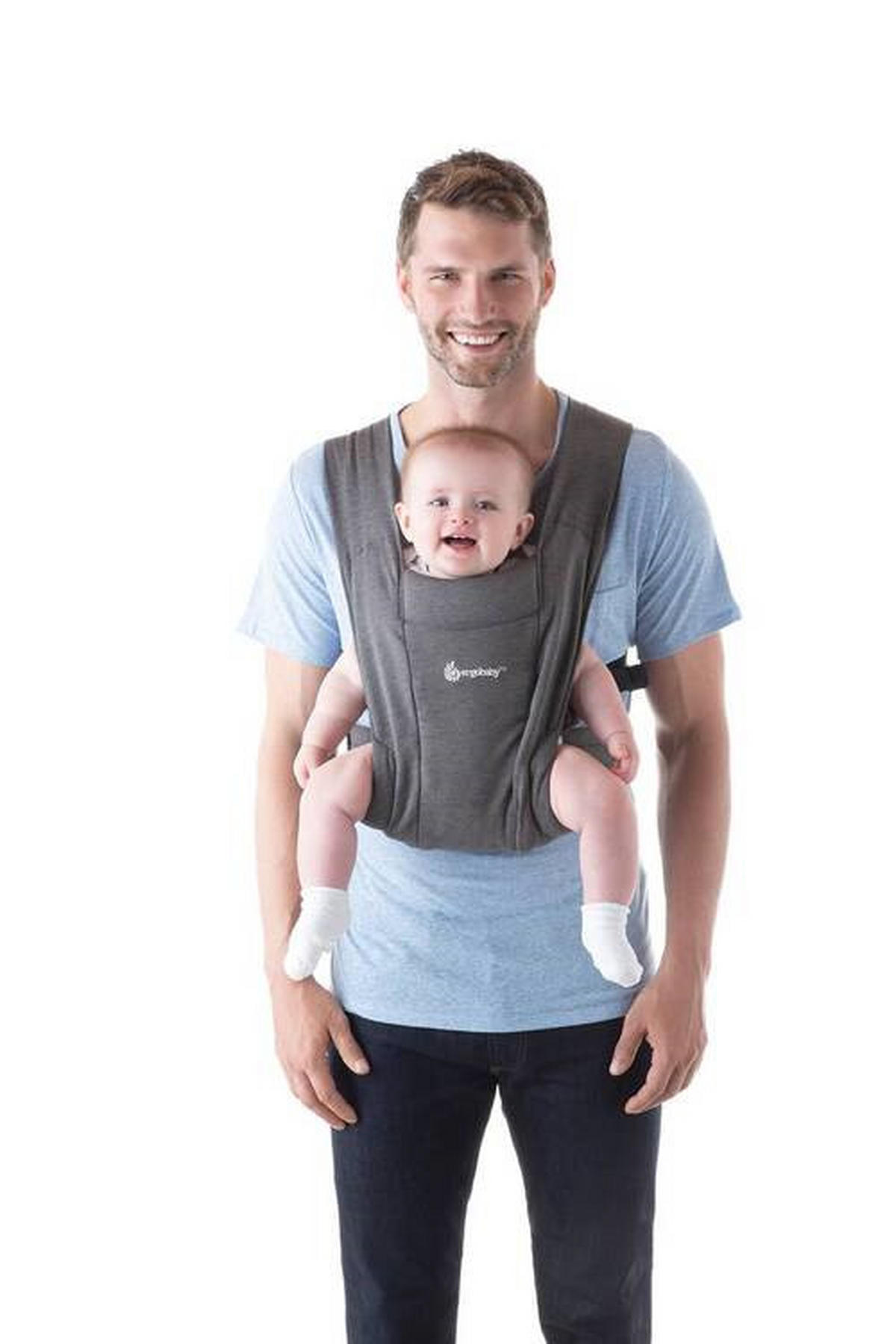 BABYTRAGE Embrace  - Grau, Basics, Textil (17,4/12,4/26,5cm) - Ergo Baby