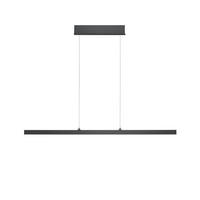 LED-HÄNGELEUCHTE KARO 130/4,3/60-180 cm   - Anthrazit, Design, Metall (130/4,3/60-180cm) - Hell