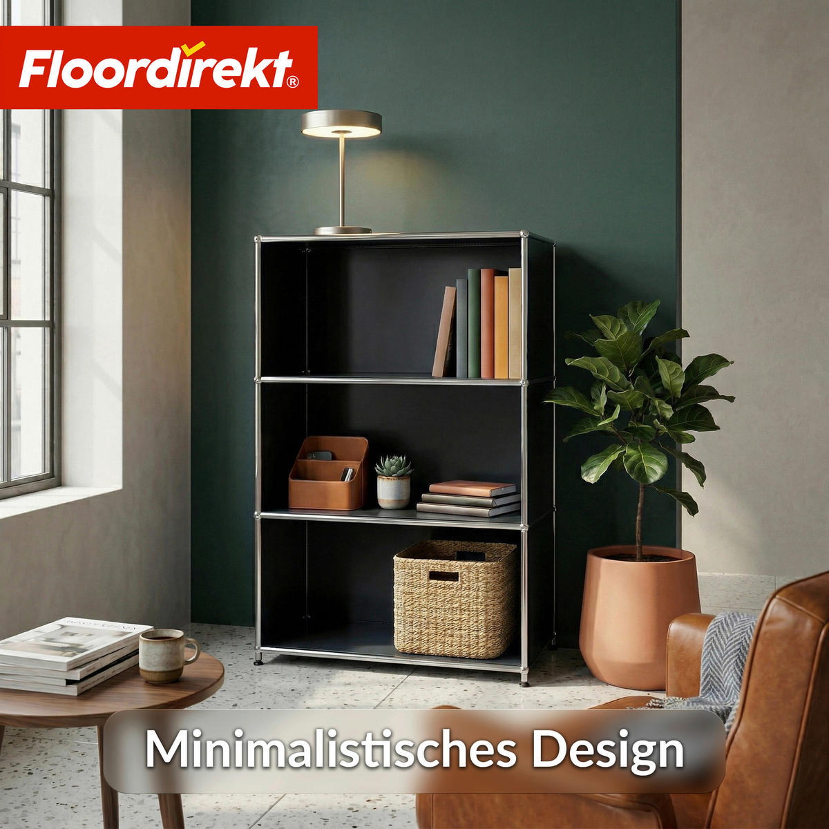 SIDEBOARD Concept Epure MK-101 75/120/40 cm  - Schwarz, Basics, Metall (75/120/40cm) - Floordirekt