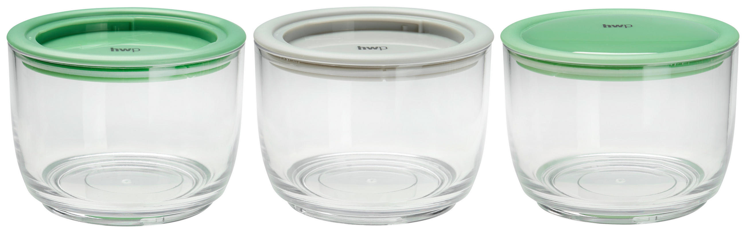 Set Recipiente Alimentare   - verde deschis/transparent, Basics, plastic - Homeware Profession.