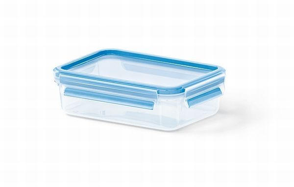 FRISCHHALTEDOSE CLIP & CLOSE 0,8 L - Blau/Transparent, Basics, Kunststoff (19.7/13.6/5.9cm) - Emsa