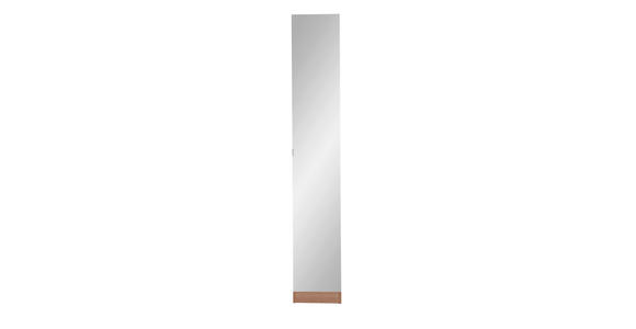 HOCHSCHRANK 32,5/195,5/33 cm  - Eichefarben, KONVENTIONELL, Glas/Holzwerkstoff (32,5/195,5/33cm) - Xora