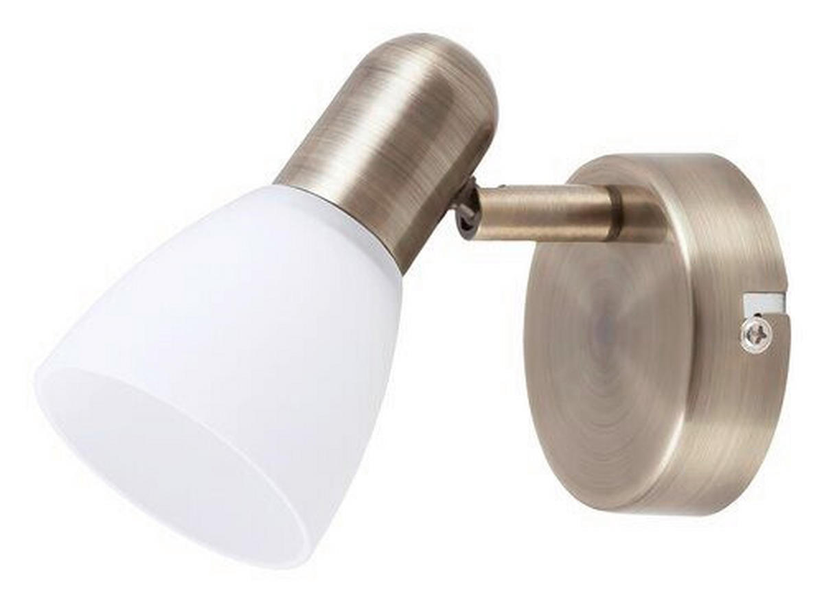 BODOVÉ SVÍTIDLO, 40 W/E14, 14.5/8/15.5 cm - Basics, kov/sklo (14.5/8/15.5cm)