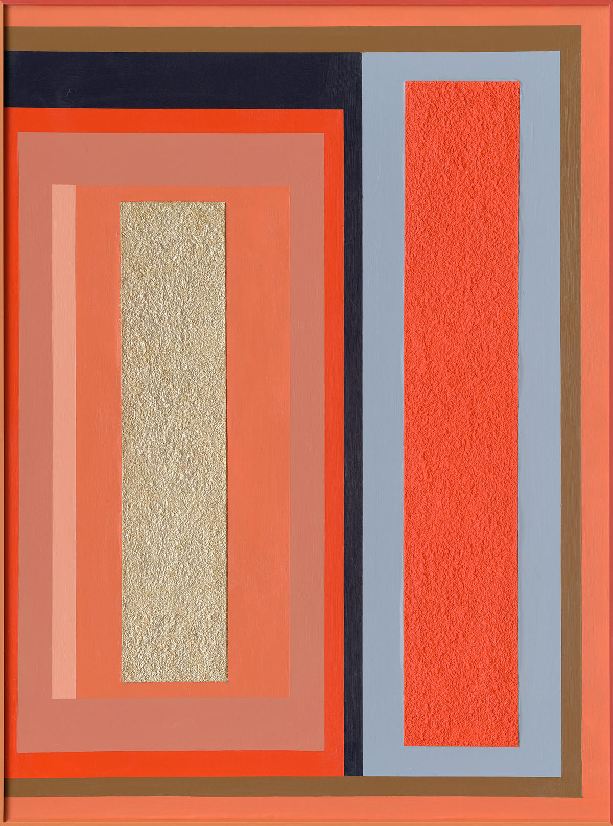PICTURĂ ÎN ULEI 70/100 cm  - albastru deschis/auriu, Design, plastic/metal (70/100cm) - Monee