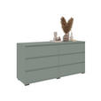 SIDEBOARD  160,1/78,9/48 cm 6 Schublade(n)  - Anthrazit/Graugrün, Design, Holzwerkstoff/Kunststoff (160,1/78,9/48cm) - Carryhome