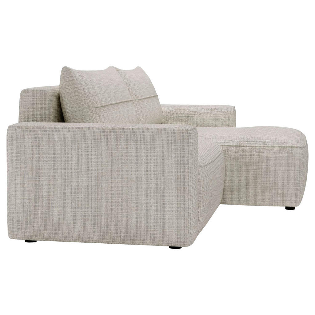 Thumbnail - Livetastic Ecksofa, Creme, Textil, 2-Sitzer, Füllung: Schaumstoff, Ottomane rechts, L-Form, 233x144 cm, Made in EU, seit...