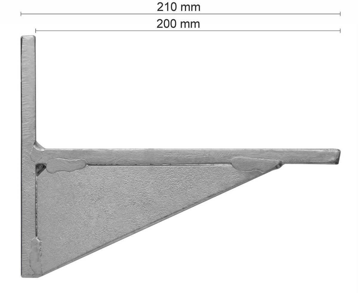 SONNENSCHIRM-WANDKONSOLE - Silberfarben, Basics, Metall (16/16/21cm) - Schneider