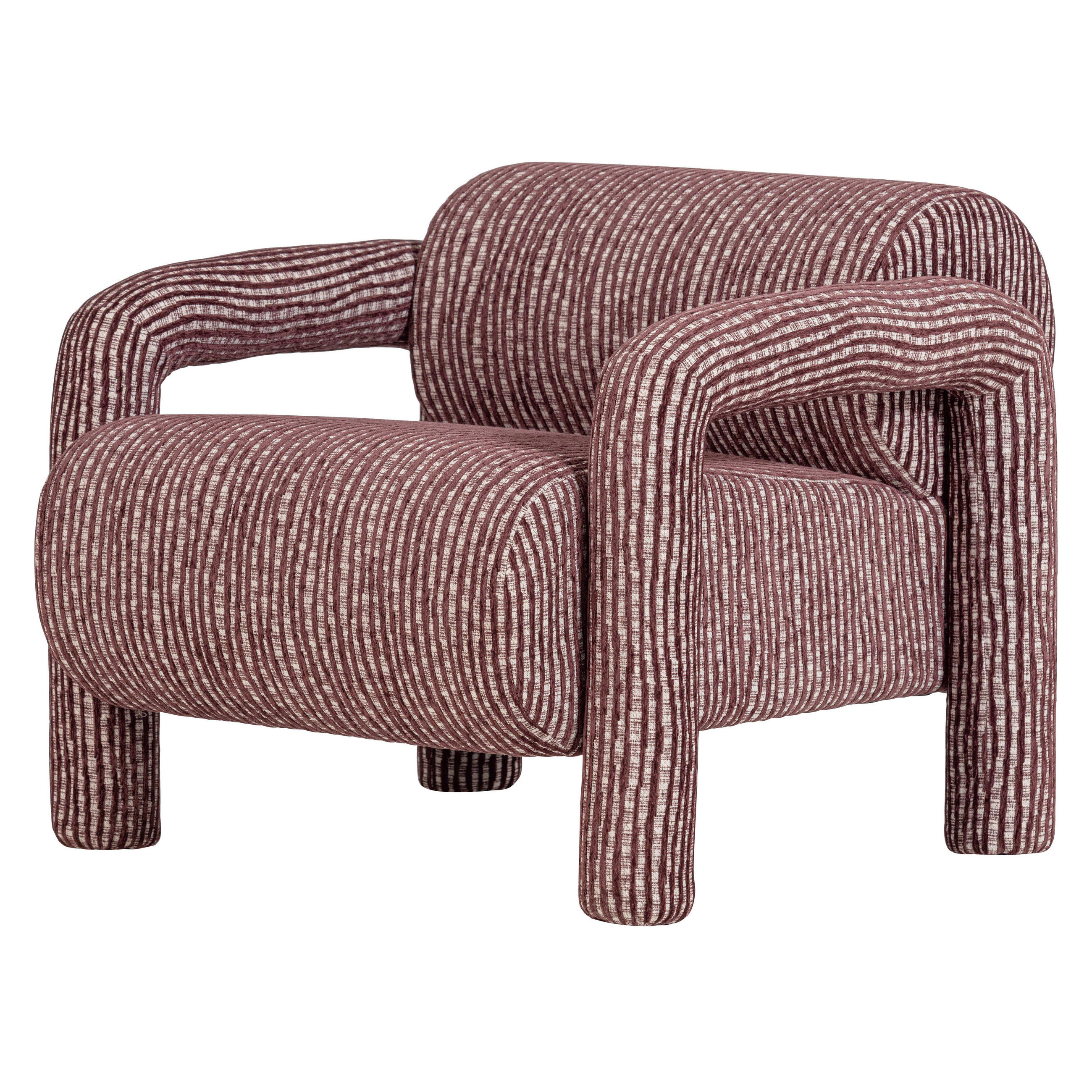 SESSEL in Webstoff Bordeaux  - Bordeaux, MODERN, Textil (76/65/82cm) - Livetastic