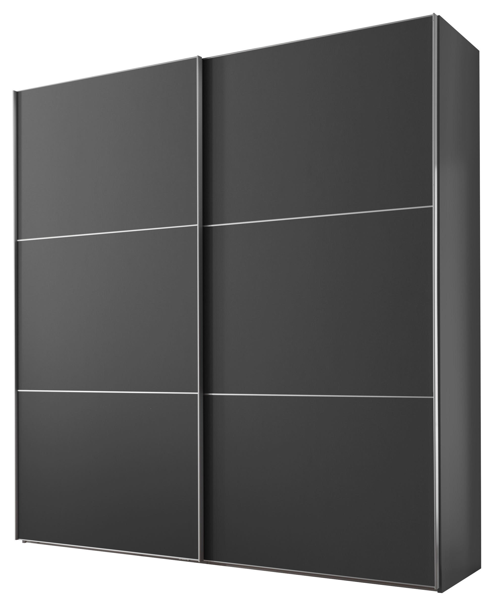 Schwebetürenschrank 225cm Includo Anthrazit