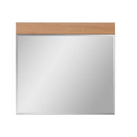 WANDSPIEGEL 75/70/2 cm    in rechteckig  - Eschefarben, Design, Glas/Holz (75/70/2cm) - Livetastic