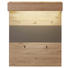 GARDEROBENPANEEL 93/117/30 cm - Eichefarben/Grau, Natur, Glas/Holz (93/117/30cm) - Voleo GARDEROBENPANEEL 93/117/30 cm - Eichefarben/Grau, Natur, Glas/Holz (93/117/30cm) - Voleo