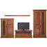 WOHNWAND in Kirschbaumfarben - Kirschbaumfarben/Goldfarben, LIFESTYLE, Glas/Holz (347/45/212cm) WOHNWAND in Kirschbaumfarben - Kirschbaumfarben/Goldfarben, LIFESTYLE, Glas/Holz (347/45/212cm)