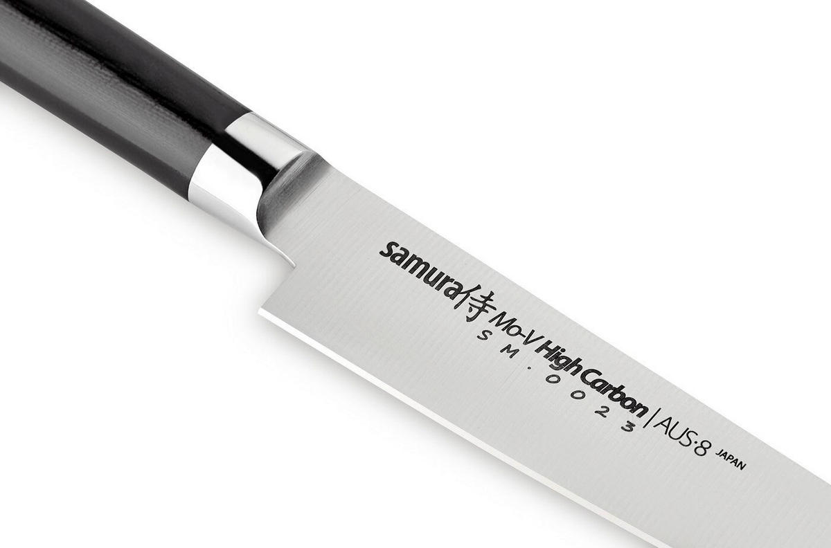 UNIVERZALNI NOŽ  MO-V        27 cm    nerjaveče jeklo - srebrne barve/črna, Basics, kovina/leseni material (27cm) - Samura