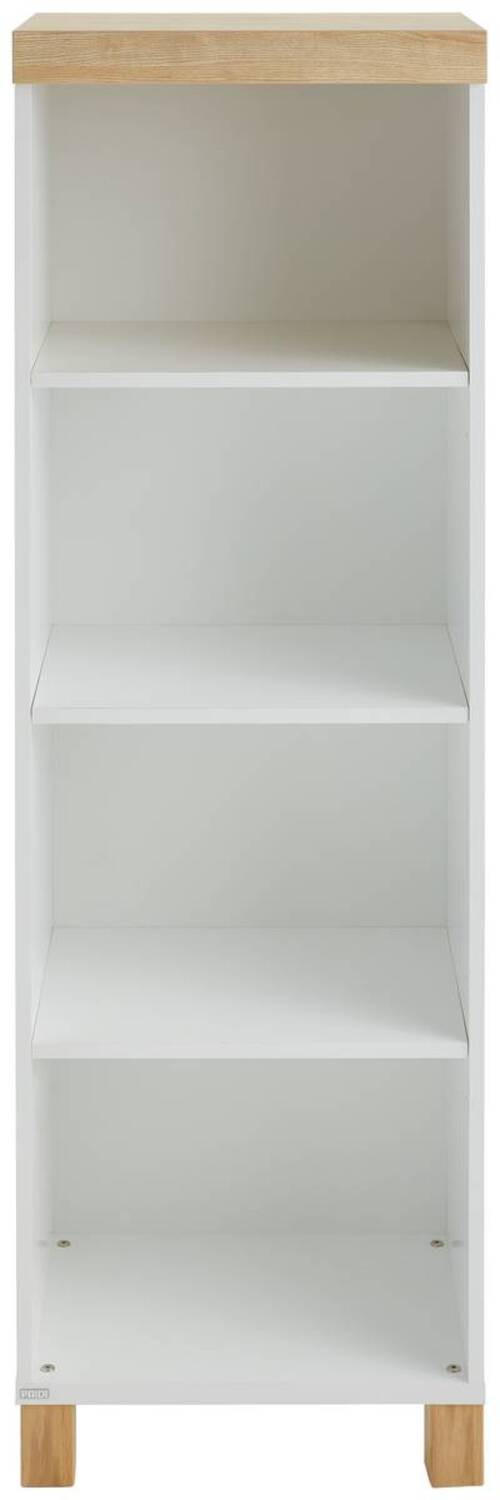 REGAL ZA BEBE Lennox Fresh - bijela/boje hrasta, Basics, drvni materijal (48,4/153,1/39,9cm) - Paidi