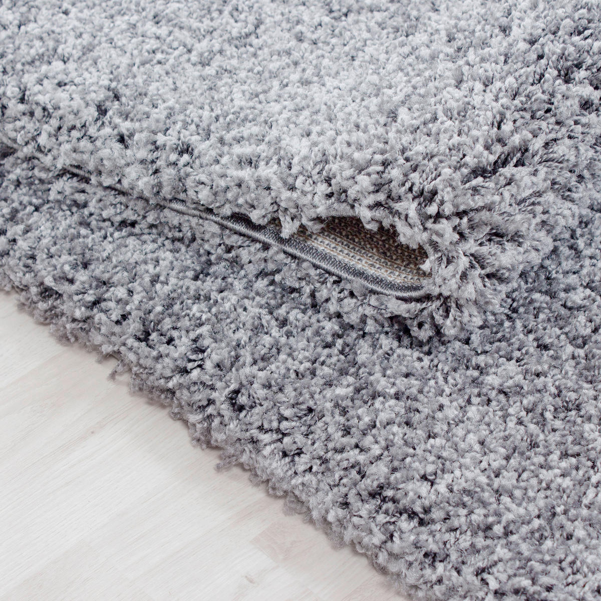 HOCHFLORTEPPICH 80 cm Life 1500 Hellgrau  - Hellgrau, KONVENTIONELL, Textil (80cm) - Novel