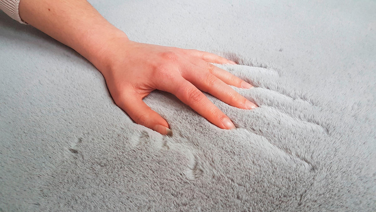 BADTEPPICH Silberfarben 67/110 cm  - Silberfarben, Basics, Textil (67/110cm) - Schöner Wohnen