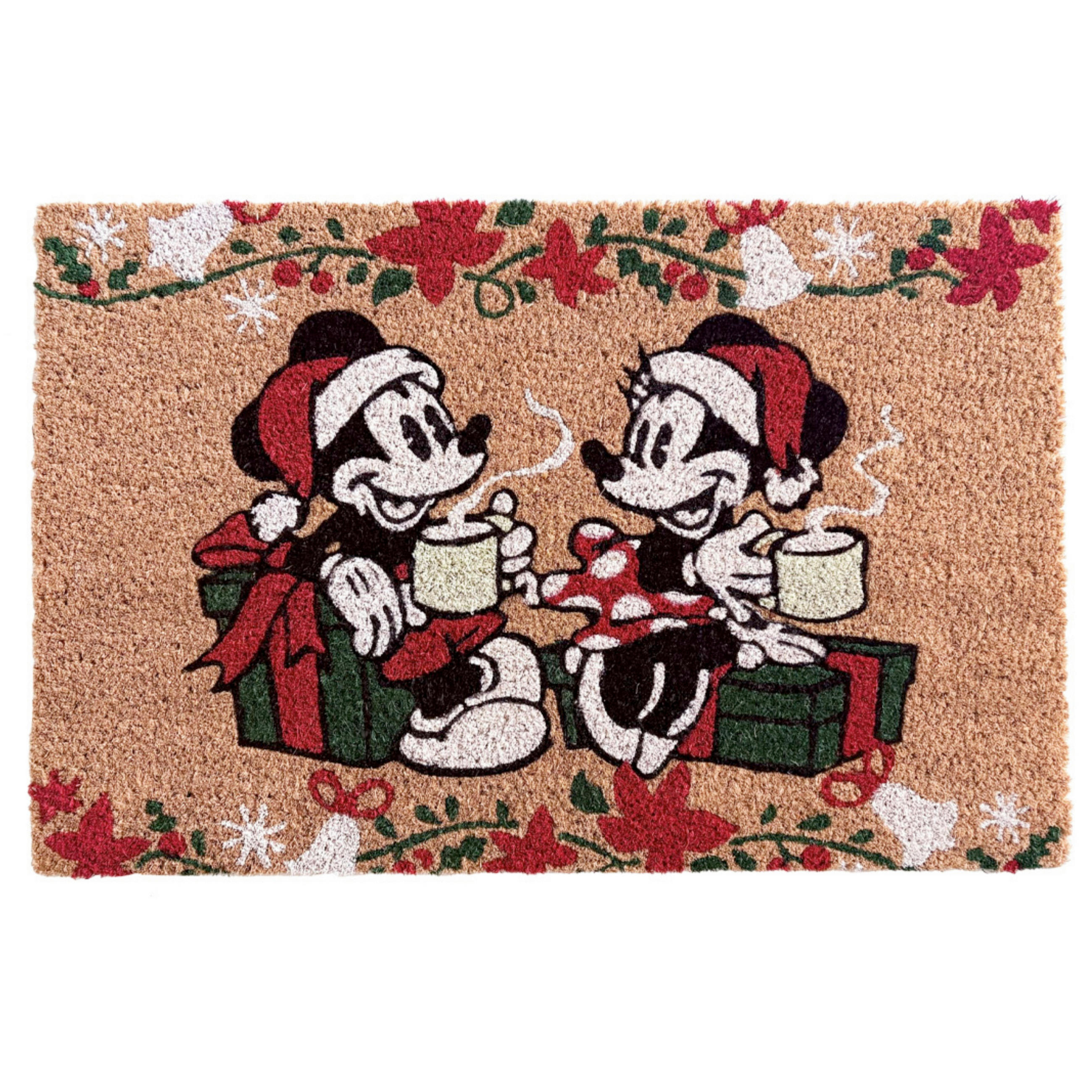 Disney FUßMATTE Mickey \u0026 Minnie Mehrfarbig 40x60 cm