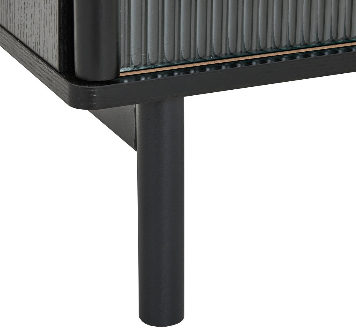 SIDEBOARD  in 111/79/40 cm  - Klar/Schwarz, Design, Glas/Holz (111/79/40cm) - MID.YOU