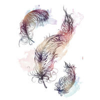 WANDTATTOO 50/70 cm     - Multicolor, Basics, Kunststoff (50/70cm) - Komar