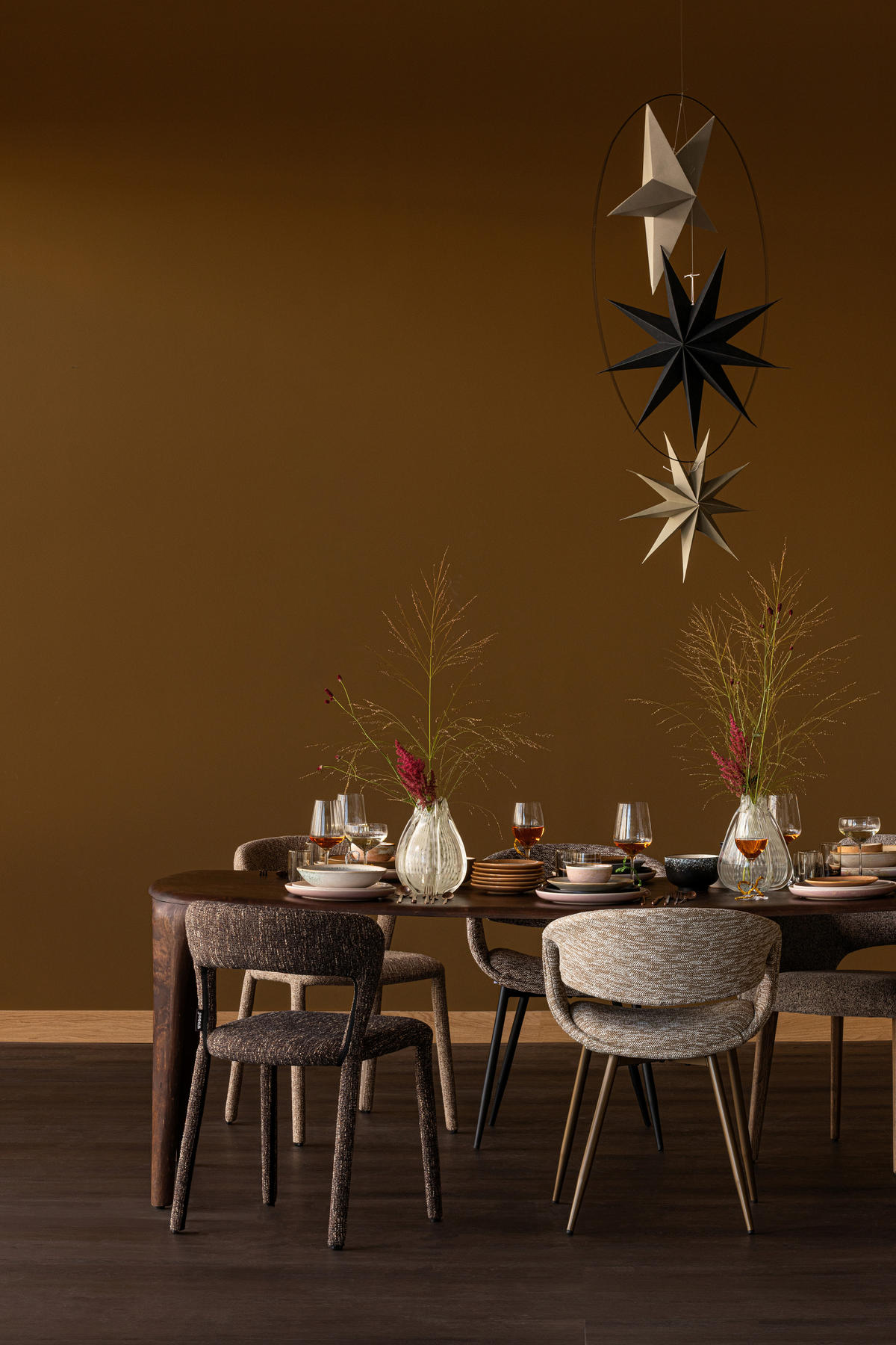 ESSTISCH in Holz 230/95/76 cm   - Dunkelbraun, MODERN, Holz (230/95/76cm) - Livetastic