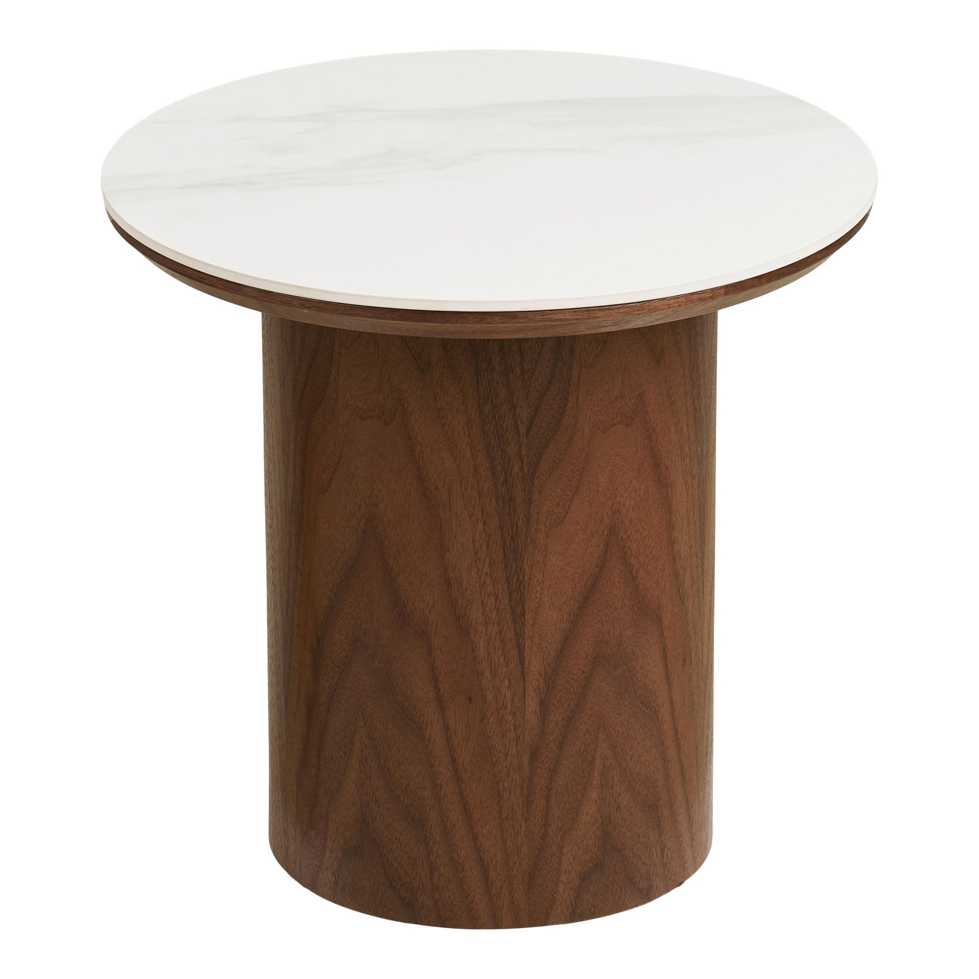 BEISTELLTISCH in Holz, Holzwerkstoff 40/40/38 cm  - Eschefarben, Design, Holz/Keramik (40/40/38cm) - MID.YOU