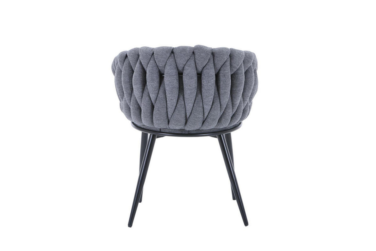 STOLICA  siva, crna  metal, tekstil      - siva/crna, Moderno, metal/tekstil (64/79.5/56.5cm) - Hom`in