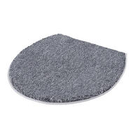WC-DECKELBEZUG Anthrazit 47/50 cm  - Anthrazit, Basics, Textil (47/50cm) - Kleine Wolke