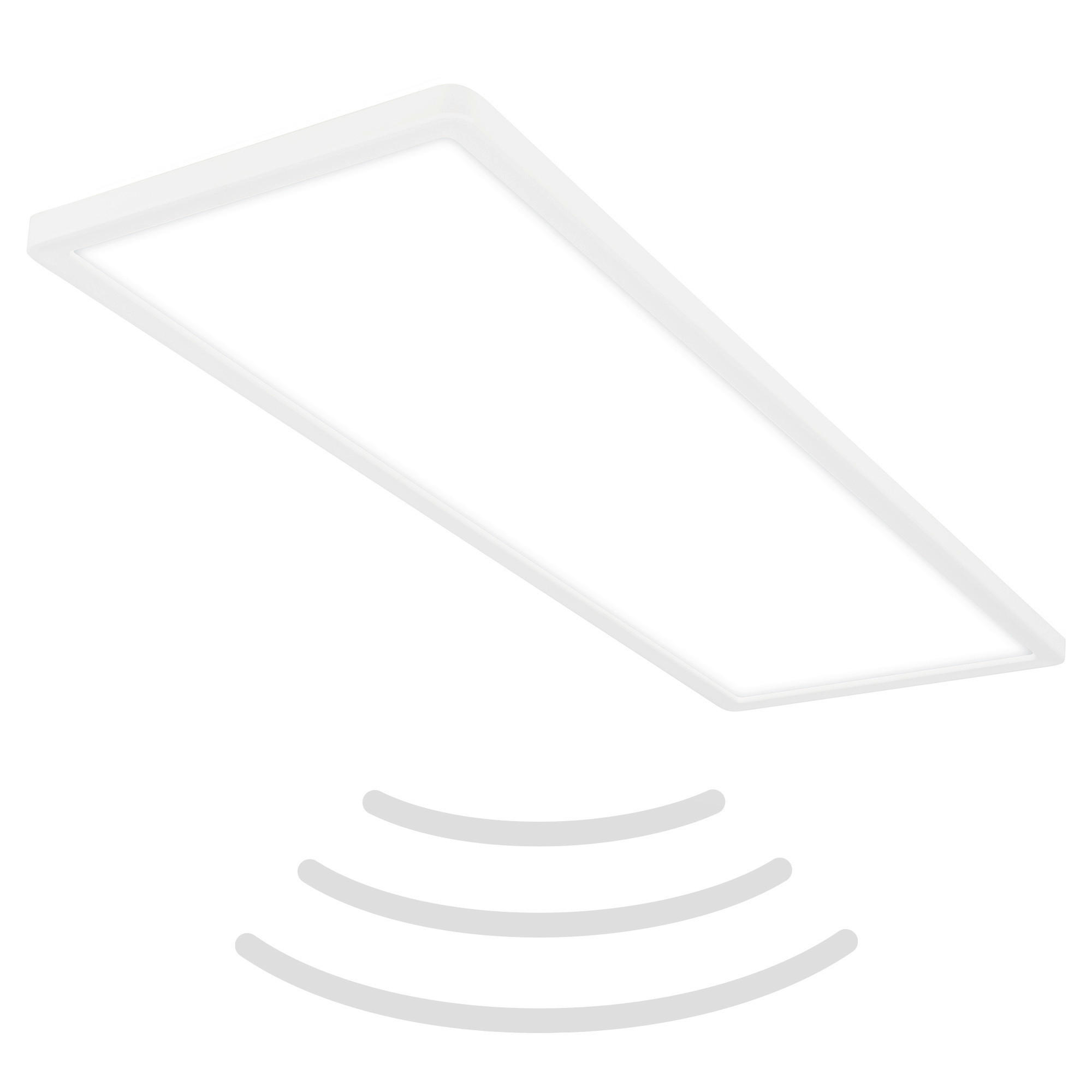STROPNA KOPAL. LED-SVETILKA  MOVE   58/20/3 cm        4000 K - bela, Basics, umetna masa (58/20/3cm)