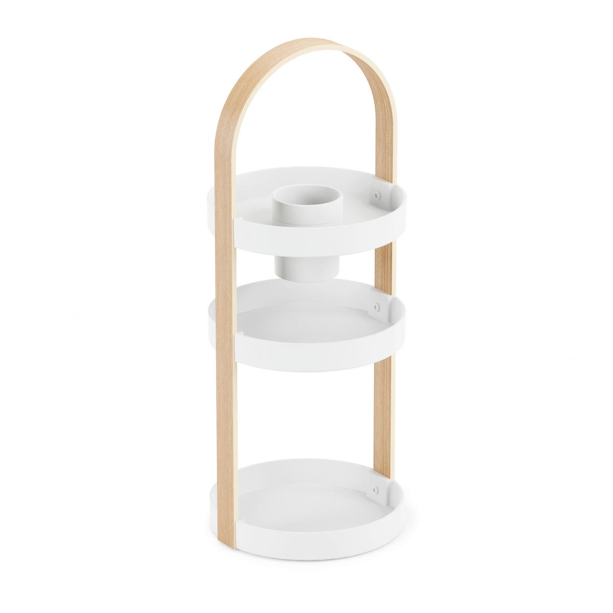 KOSMETIK-ORGANIZER Kunststoff  - Naturfarben/Weiß, Basics, Kunststoff (20/50/20cm) - Umbra