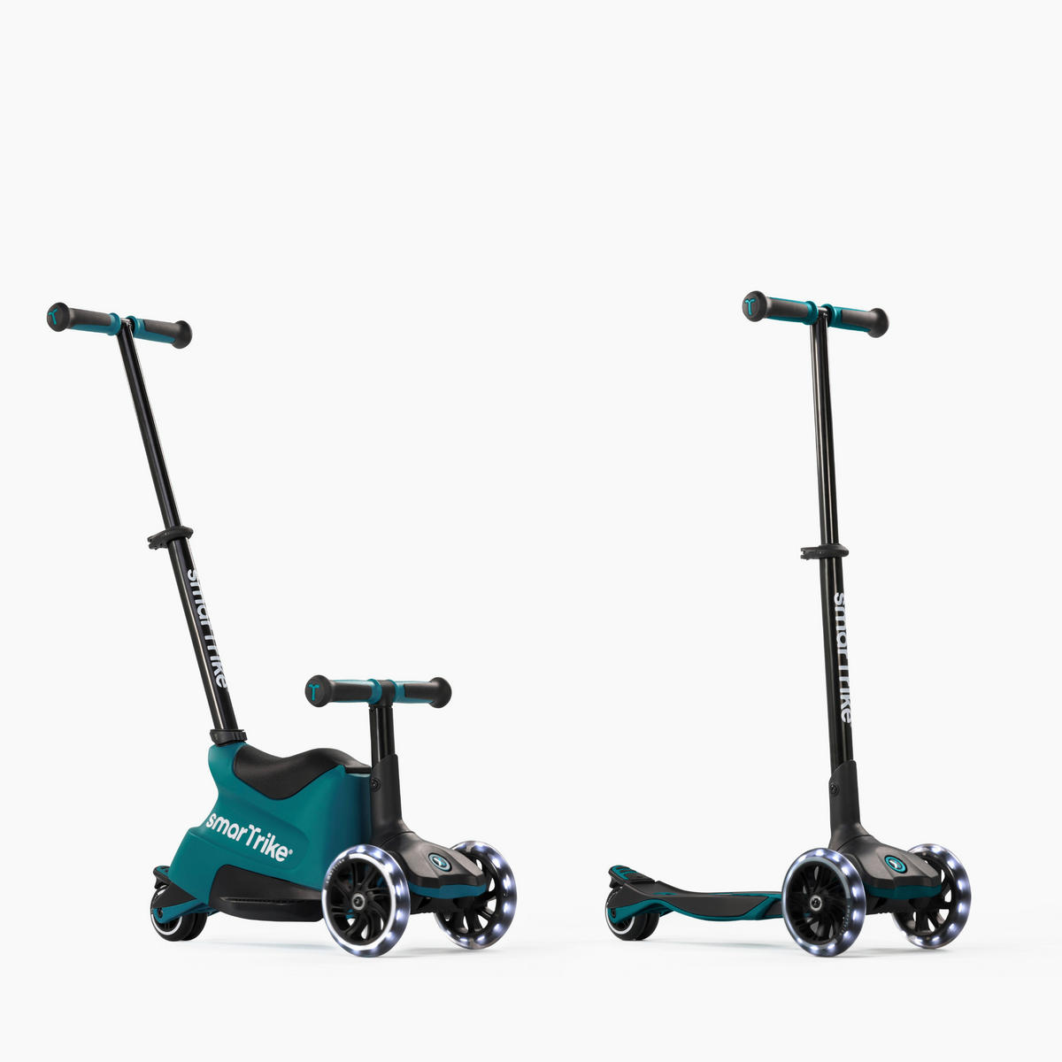 KINDERSCOOTER Xtend Ride-on  - Dunkelgrün, Basics, Metall (25/90/66cm)