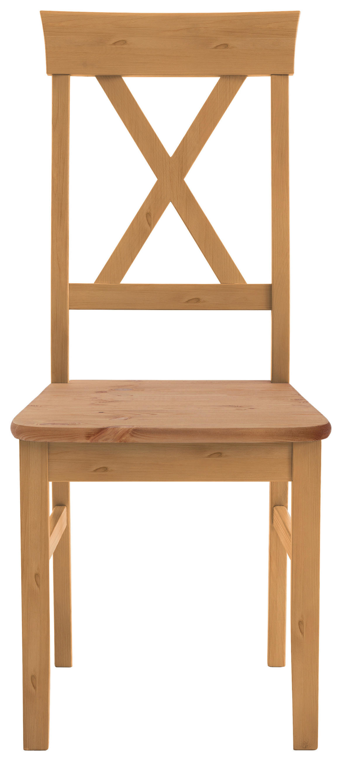 STUHL Laugenfarbig Kiefer massiv  - Laugenfarbig, ROMANTIK / LANDHAUS, Holz (45/94/43cm) - Boxxx