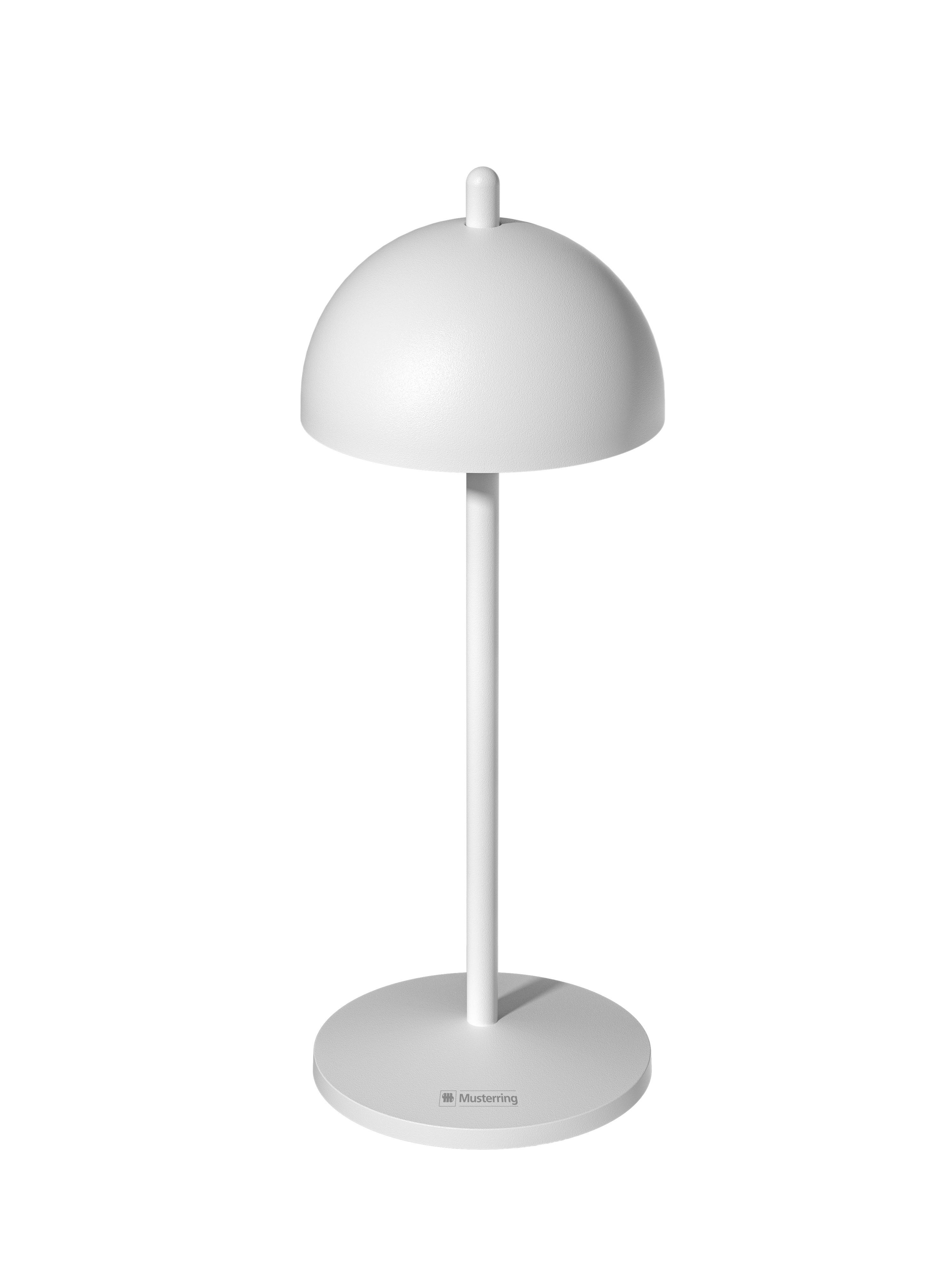 LED AKKU-TISCHLEUCHTE 11/30 cm   - Weiß, Design, Metall (11/30cm) - Musterring