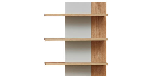 WANDPANEEL Grau, Eiche Artisan, Wildeiche 85/100/26 cm - Wildeiche/Eiche Artisan, Design, Holzwerkstoff (85/100/26cm) - Novel